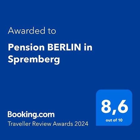 Pension Berlin In Spremberg Exterior photo